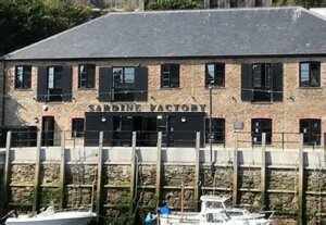 Image of Sardine Factory in Looe, renowned sea food restaurant where if it's any fresher, you are fishing