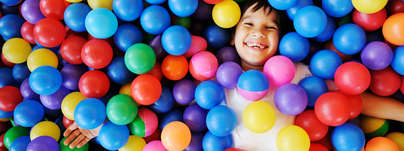 child friendly activities ball pool