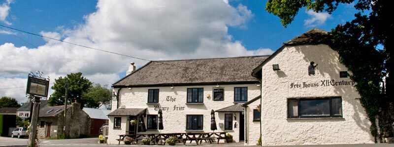 Kernock Cottages Cornwall local pub and restaurant weary friar dog friendly